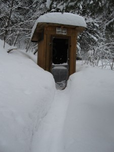 So is the out house (thank goodness)...