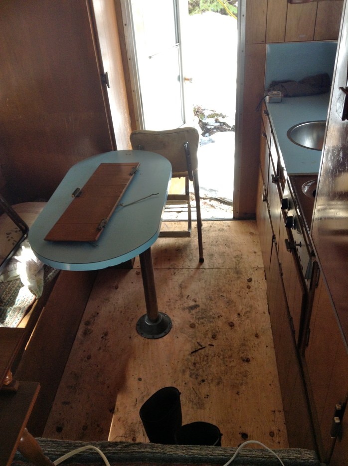 BEFORE - The view from the loft