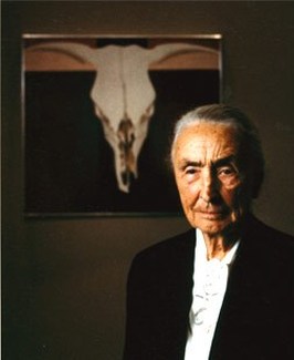 Georgia O'Keeffe by Dennis Brack, 1977.